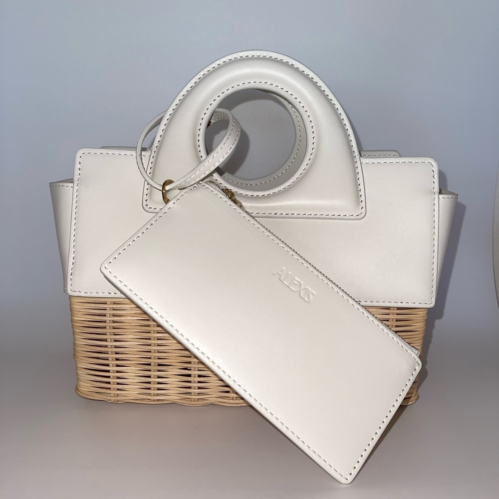 ALEXIS Penelotw Petite Rattan Bag